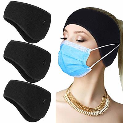 WILLBOND 3 Pieces Fleece Ear Warmers Headband Winter Thermal Ear