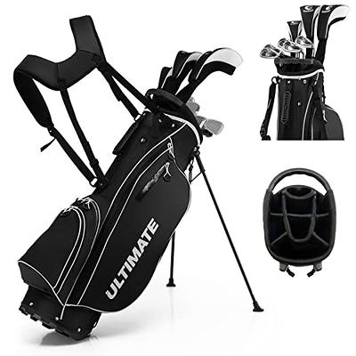 Goplus Complete Golf Club Set for Men, 9 Pieces Golf Clubs with #1 Driver,  3 Fairway, 4 Hybrid, 6 & #7 & #8 & #9 & #P Irons, Putter, Head Covers