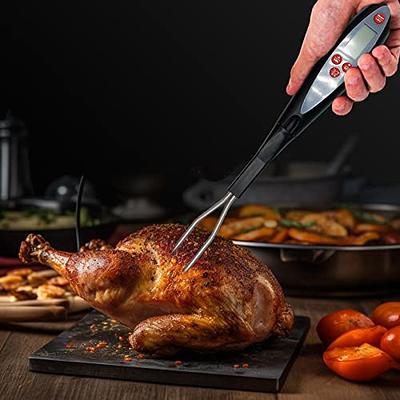 Digital Meat Thermometer Fork for Grilling and Barbecue Fast Instant Read