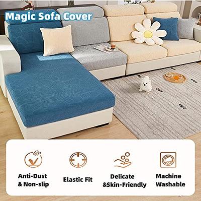 Magic Sofa Covers,Magic Sofa Cover - Classic,2024 New Wear-Resistant  Universal Stretch Magic Sofa Cover,Washable L Shape Magic Sofa Couch Covers