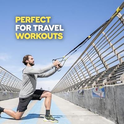  TRX GO Suspension Trainer System, Full-Body Workout for All  Levels & Goals, Lightweight & Portable, Fast, Fun & Effective Workouts,  Home Gym Equipment or for Outdoor Workouts, Grey : Sports 