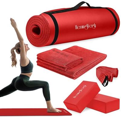 NOLAVA 7 Piece Yoga Mat Set, Yoga starter kit