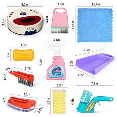 Children's Cleaning Toy Simulation Vacuum Cleaner Broom Cleaning Tool  Pretending To Do Housework Play House Early Education Toy