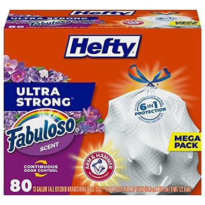 Hefty Ultra Strong Draw String 33 Gal. Trash Bags (50-Count) 00E8357400AC -  The Home Depot