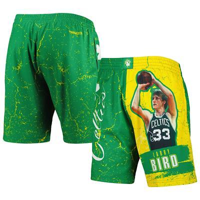 Men's Mitchell & Ness Larry Bird Kelly Green Boston Celtics Big