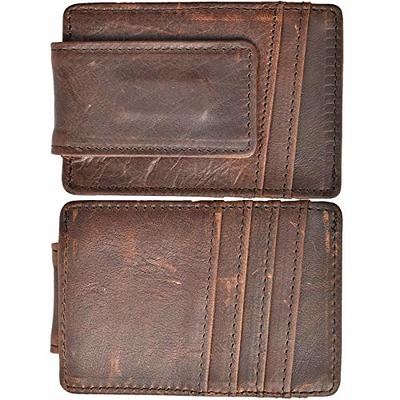 Suavell Slim Wallets for Men. RFID Money Clip Wallet, Slim Wallet, Thin  Front Pocket Credit Card Wallet, Minimalist Bifold