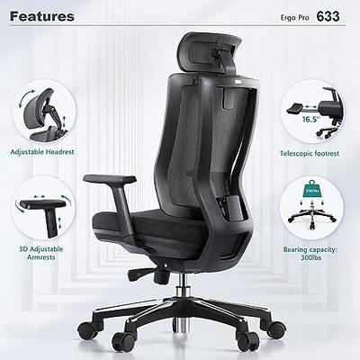 Ergonomic Chair With Footrest