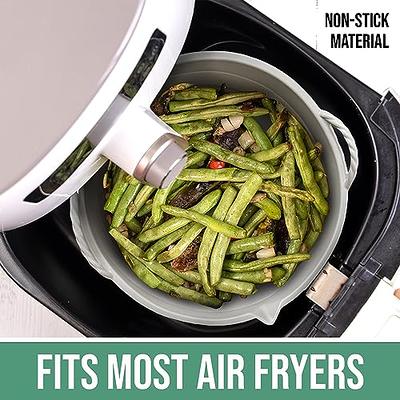 Air Fryer Silicone Liners Reusable,3-Pack Silicone Air Fryer Liners 8 inch  with Silicone Gloves, Baking Tray Oven Accessories Liner Paper Fits 3QT - 5QT  Air Fryer - Yahoo Shopping