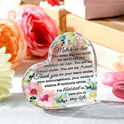 Mom Appreciation Acrylic Heart at From You Flowers