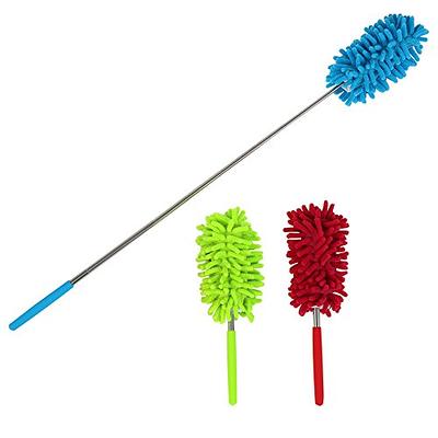 1-5pcs Soft Microfiber Duster Brush Extendable Hand Dust Cleaner Anti  Dusting Brush Home Air-condition Car Cleaning Tools