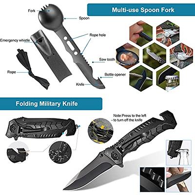KEPEAK Survival Kit, Survival Gear and Equipment 14 in 1, Emergency  Survival Tool Cool Gadgets for Outdoor Emergency Camping Hiking - Yahoo  Shopping