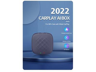 2023 Newest CarlinKit Android 13.0 AI Box Adapter-CarPlay AI Box Max,for  Wired CarPlay&Touchscreen Cars,4G Net,Dual BT,8+128G,Built-in Google