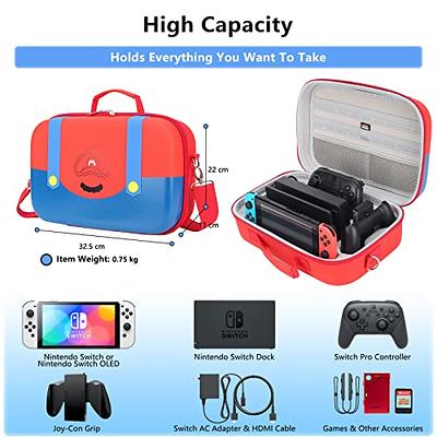 Travel Pro Hard Shell Case for Nintendo Switch – OLED Model, Nintendo Switch,  Nintendo Switch Lite - Red, Nintendo controllers, cases & gaming  accessories