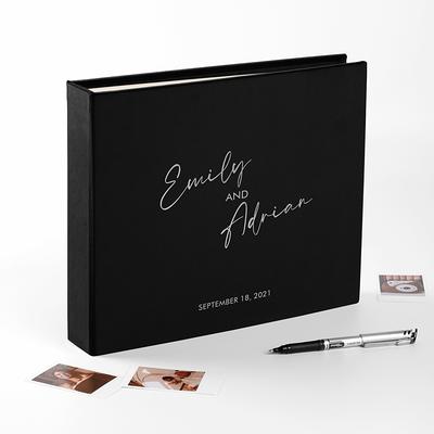 Wedding Guest Book, Instax Photo Album, Sign in Book for All Instant Film  Sizes Mini Wide Square 4x6 2x6 Etc, Personalized Photo Booth Book 