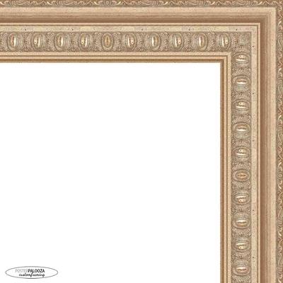 20x17 Ornate Silver Complete Wood Picture Frame with UV Acrylic, Foam Board Backing, & Hardware