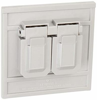 White Modern Decorative Wall Plate Light Switch Cover Decorator Outlet  Covers Rocker Switch Plates Bamboo Fiber Material Wall Plates for Kitchen  Bathroom (1 Gang Duplex Outlet-4 Pack) - Yahoo Shopping