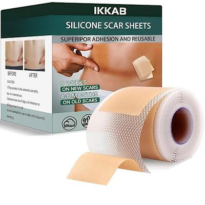 Aroamas, Silicone Scar Removal Sheets for Keloid, C-Section, Hypertrop