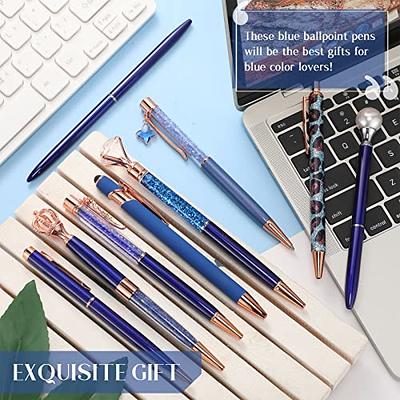 9 Pcs Ballpoint Pens Set Metal Crystal Diamond Pen Glitter Pen for  Journaling Black Ink Pretty Cute Pens Fancy Pens Gifts for Women Girls  Christmas