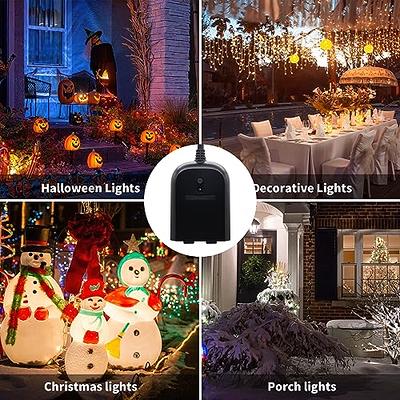 BSEED Remote Control Outlet Plug, Outdoor Plug with Cover Weatherproof,  Wireless Outdoor Remote Control Outlet Light Switch for Christmas Lights,  String Lights, Heavy Duty Dual Outlets, 100ft, 15A - Yahoo Shopping
