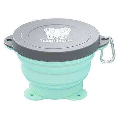 720 ML Collapsible Travel Bowl Silicone Pet Bowl with Lid Camping