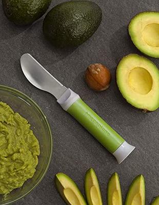 Stainless Steel Kiwi Knife Spoon Fork 3 In 1 Avocado Slicer Scoop