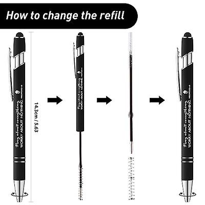 Fumete 21 Pcs Bible Verse Ballpoint Pens Christian Stylus Pens with Inspirational  Quotes Bible Verse Pens Bulk Gift for Touch Screens Women Men Church Favor  Office Desk, Black Ink (Black) - Yahoo Shopping