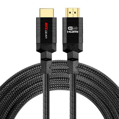 Monoprice 4K Certified Premium High Speed HDMI Cable 15ft - 18Gbps Black 