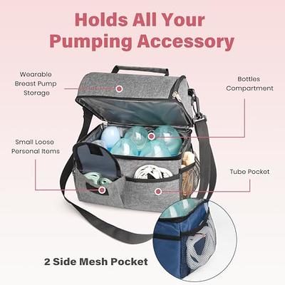 BAFASO Wearable Breast Pump Bag Compatible with Momcozy S12 Pro, Momcozy  M5, Willow and Elvie Breast Pump, Carrying Case for Wearable Breast Pump  and Extra Parts, Black - Yahoo Shopping