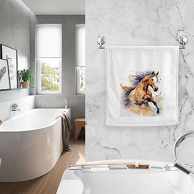 ALAZA Horse Desert Watercolor Bathroom Hand Towels Set of 2 Soft 100  Percent Cotton Towel Luxury Decorative Bath Towels Highly Absorbent Face  Towel 16 X 30 - Yahoo Shopping