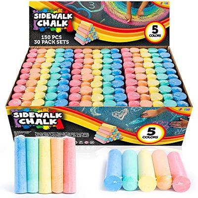 NewFamily Dustless Chalk for Kids, Colored Sidewalk Chalk With  Holder,Non-Toxic Washable Toddlers Chalks Drawing Writing for Outdoor Art  Play,Blackboard(12 Pcs) - Yahoo Shopping