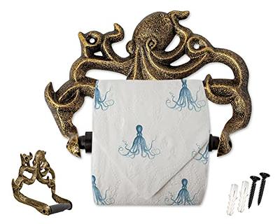 Tentacle Toilet Paper Holder Caribbean Blue