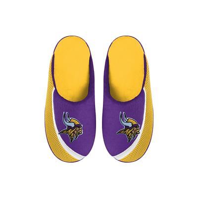 Youth FOCO Minnesota Vikings Big Logo Color Edge Slippers - Yahoo