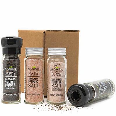 Morton All-Natural Himalayan Pink Salt & McCormick Pepper Shakers, 5.25  Ounce Salt and Pepper Shaker 5.25 Ounce (Pack of 1)