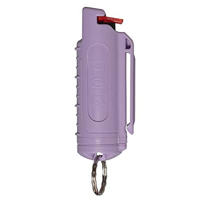 Purple Keychain Personal Defense Pepper Spray OC-18 1/2 oz W