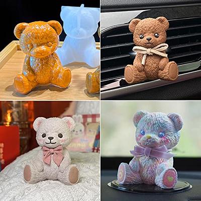 Cute Bear Mold Lazy Bear Shape 3D Silicone Mold Candle Mold for Candle  Making DIY Soap Molds cake mold Side lying bear Cake Mold - AliExpress