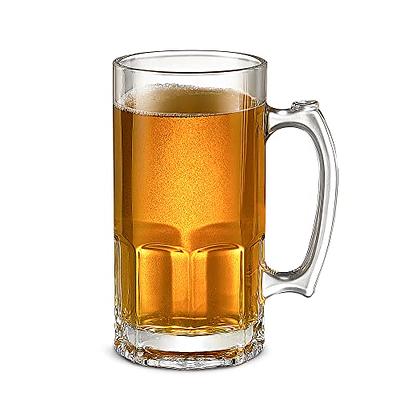 35 OZ Beer Mugs,Heavy Large Beer Glasses with Handle,Classic Beer Mug  glasses,Style Extra Large Glass Beer Stein Super Mug