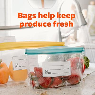 Full Circle Clear Large Reusable Ziptuck Storage Bag