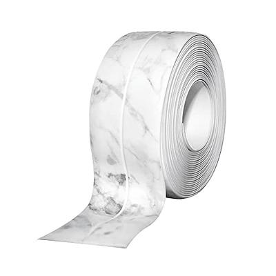 EADOT Self Adhesive Tape for Toilet Caulk Tape Self Adhesive Caulk Strip  Rubber Seal Strip for Toilet Bowl Install, Toilet Adhesive Tape, Wash Basin  Adhesive Kitchen Sink Rubber Caulk Strip White 