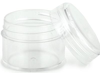 Vivaplex, 12, Clear, 2 oz Glass Bottles, with Lids