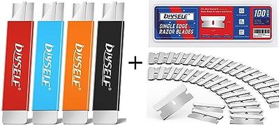 DIYSELF 4 Pack Box Cutter, Box Cutter Retractable for Cardboard, Papers and  Plastics. 18mm and 9mm Utility Knife, Razor Knife, Portable Utility Knives  Efficient for DIY and Work Use, Retractable Knife 