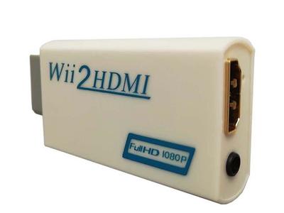 Wii to HDMI Converter, Wii to HDMI Adapter for HD 1080p Video Audio Output  with 3.5mm Audio Jack, Supports All Wii Display Modes, Wii, Wii U, HDTV