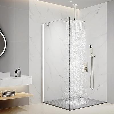 Ceiling Mount Shower System, 12-Inch Bathroom Luxury Rain Mixer Shower