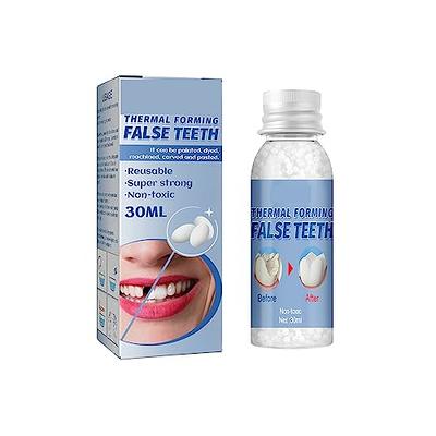 56 Pcs False Teeth Dental Complete Acrylic Resin Denture Teeth, 2 Set Whole  Teeth Synthetic Polymer Denture Tooth, 23 Shade A2 Upper + Lower Dental