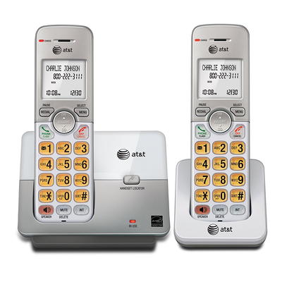 AT&T EL51203 2 Handset Cordless Phone System with Caller ID and