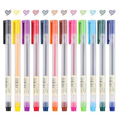 Cobee® Pastel Black Ink Ballpoint Pens, 6 Pcs 1.0mm Aesthetic Gel