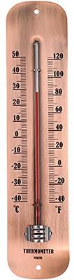 MIKSUS 10.2 New Premium Steel Thermometer Indoor Outdoor Decorative  (Upgraded Accuracy and Design) - Yahoo Shopping