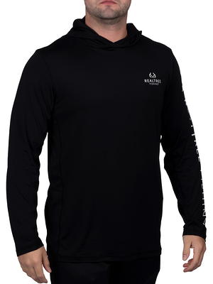 Shop Realtree Fishing Men's Black Hoodie at