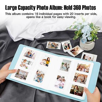 20 Pockets PU Leather Photo Book Album 3 Inch for Fujifilm Instax Mini  Films 9 8