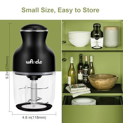 Wancle Food Processor, Multi-Functional Electric Food Chopper, Vegetable  Chopper, One-Touch Operation, Quiet, 350W, 600ML Baby Food Maker for  Grinding, Mixing, Whisking in Kitchen - Yahoo Shopping