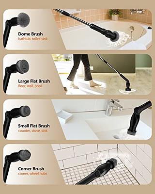 Electric Spin Scrubber, Cordless Cleaning Brush with 7 Replaceable Brush  Head, 90Min Work Time 3 Adjustable Handles 2 Adjustable Speeds, Power  Scrubbers for Cleaning Bathroom Floor Tub Tile (White) - Yahoo Shopping